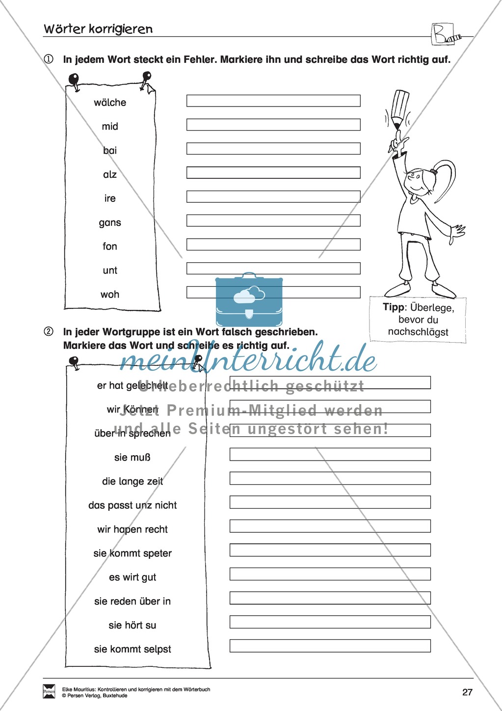Arbeit mit dem Wörterbuch Preview 22