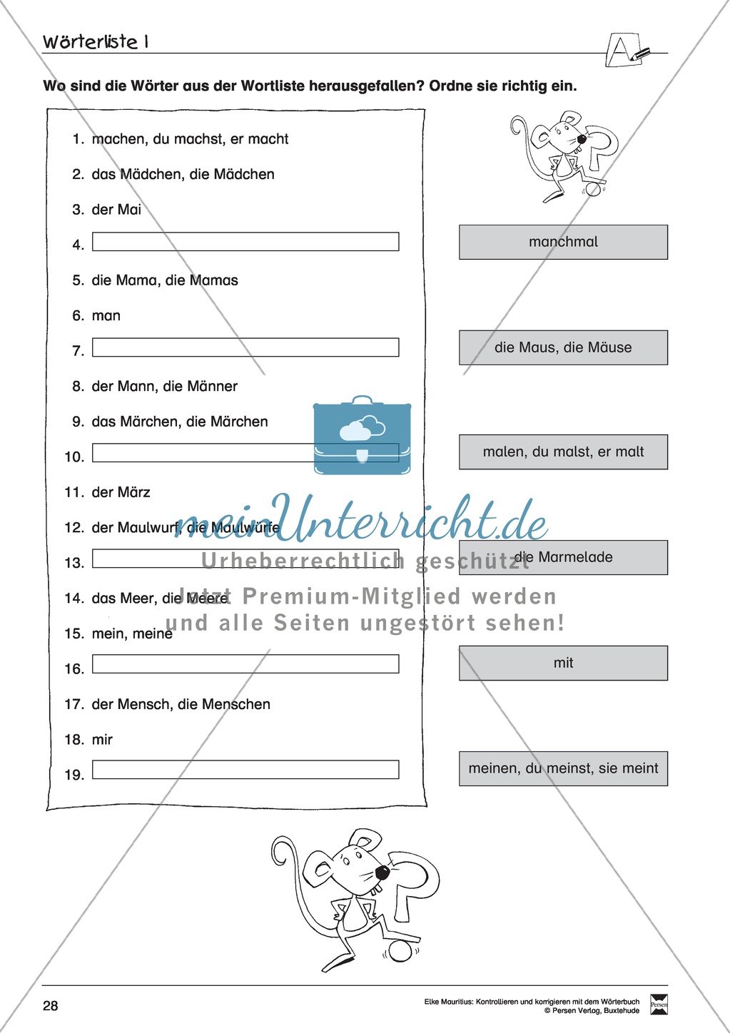 Arbeit mit dem Wörterbuch Preview 23