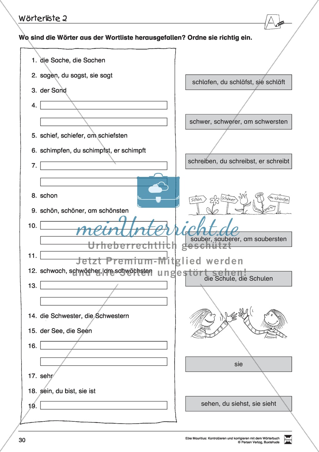 Arbeit mit dem Wörterbuch Preview 25