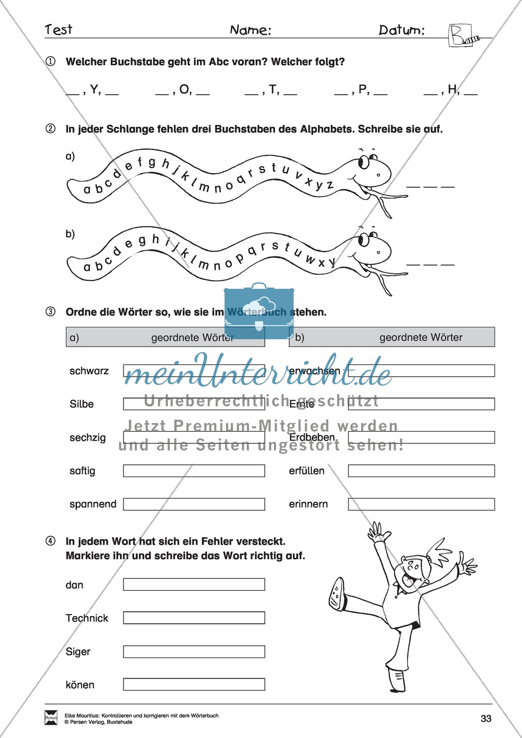 Arbeit mit dem Wörterbuch Preview 28