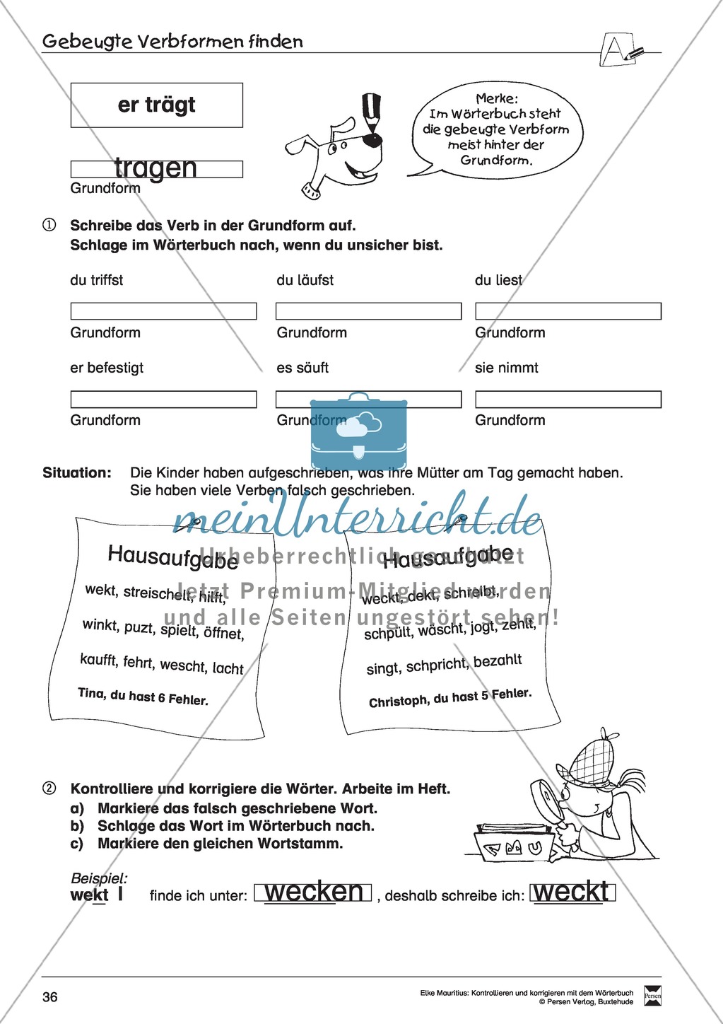 Arbeit mit dem Wörterbuch Preview 31