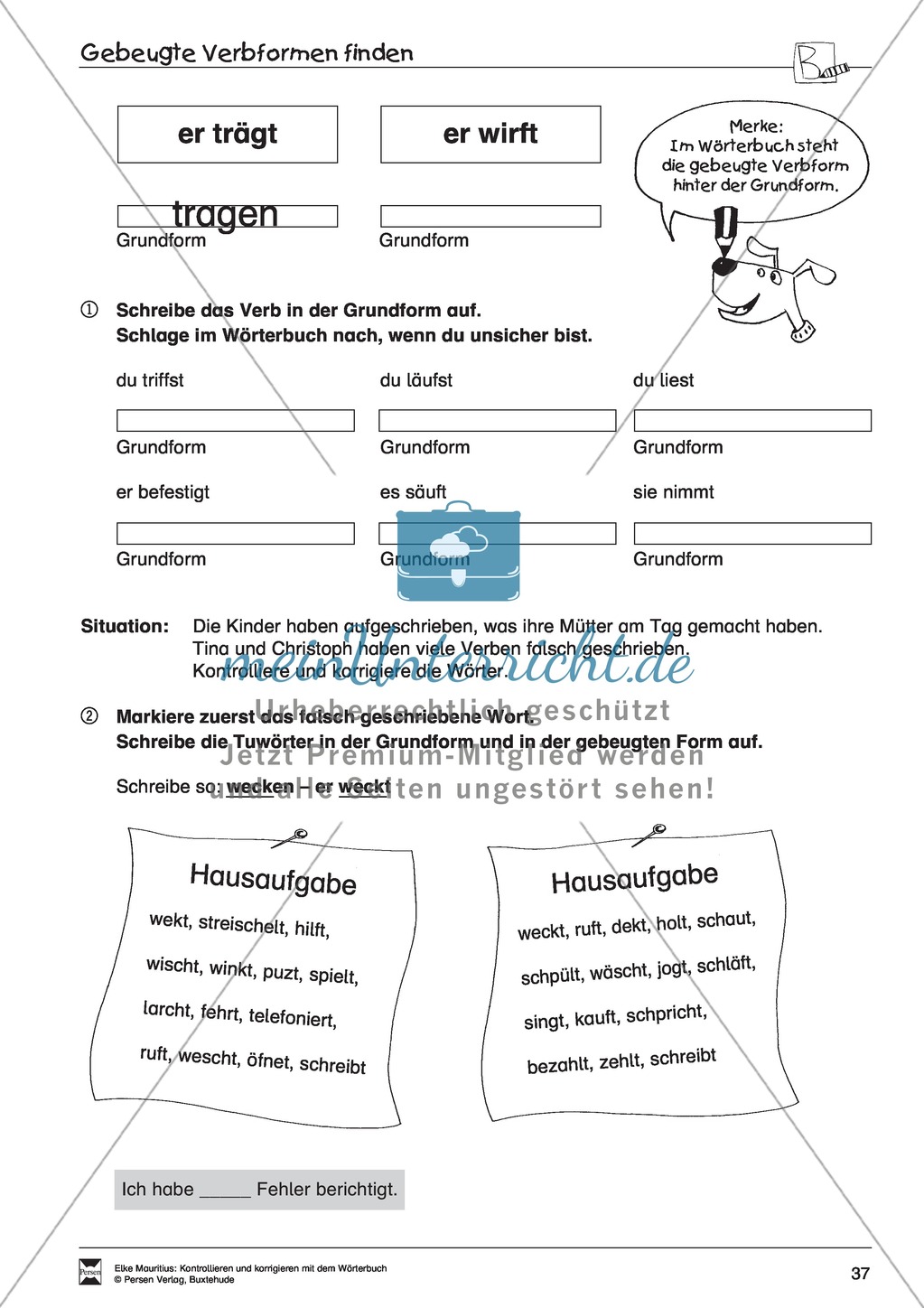 Arbeit mit dem Wörterbuch Preview 32