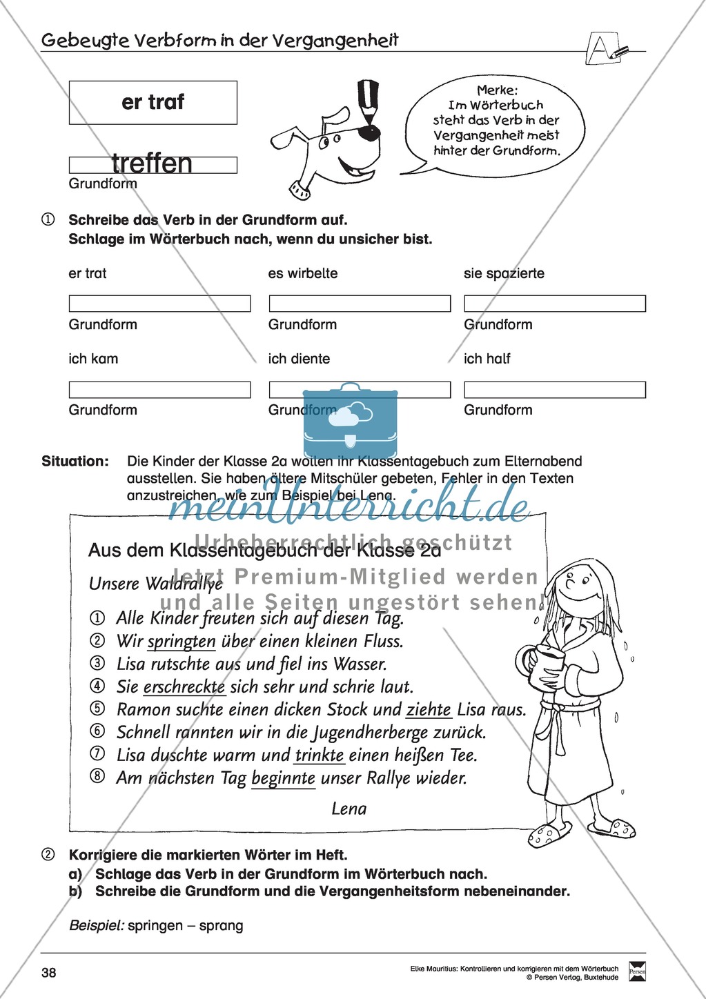Arbeit mit dem Wörterbuch Preview 33