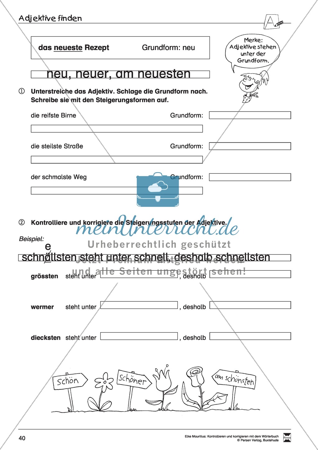 Arbeit mit dem Wörterbuch Preview 35