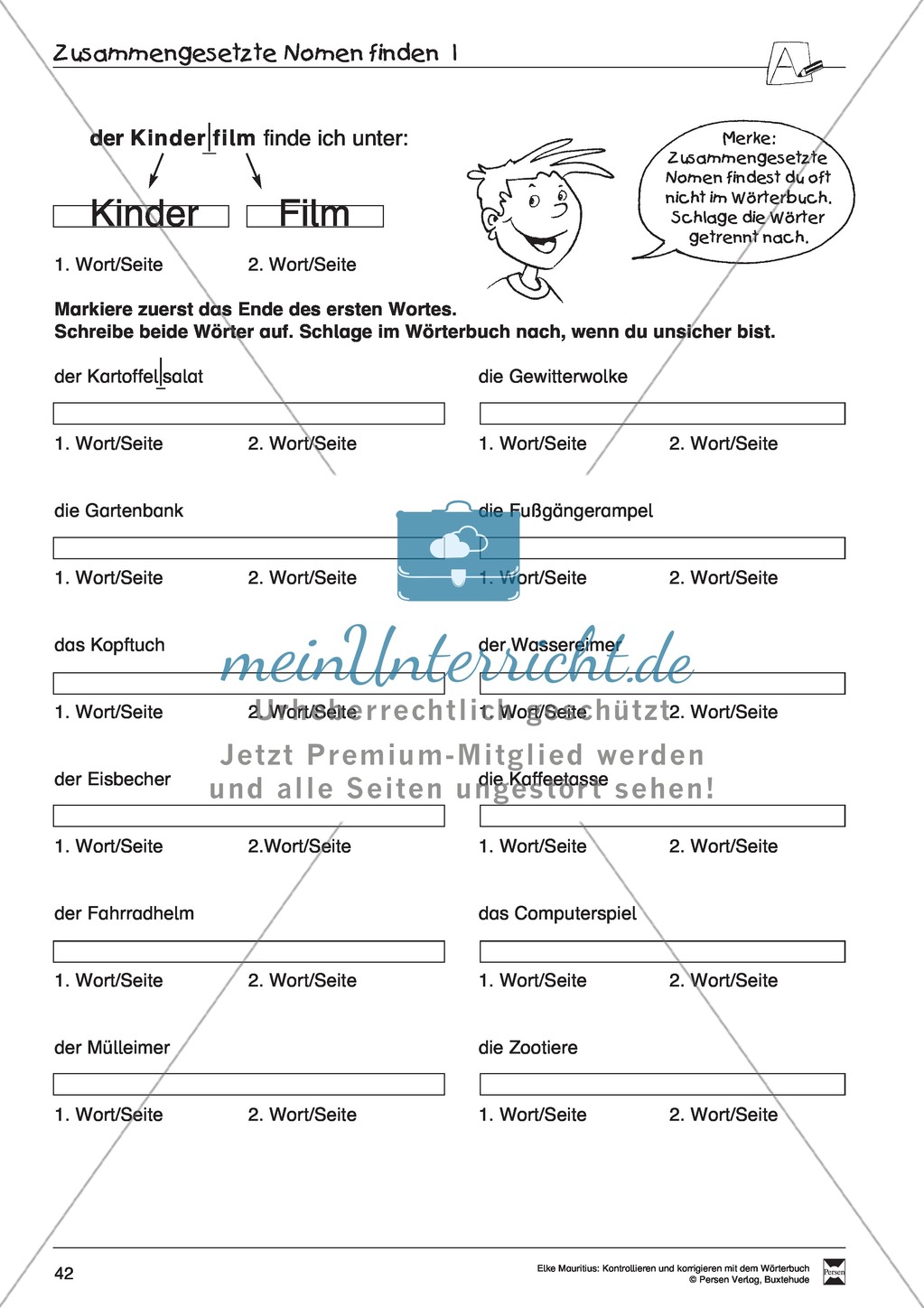 Arbeit mit dem Wörterbuch Preview 37