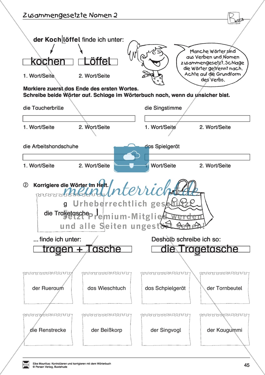 Arbeit mit dem Wörterbuch Preview 40