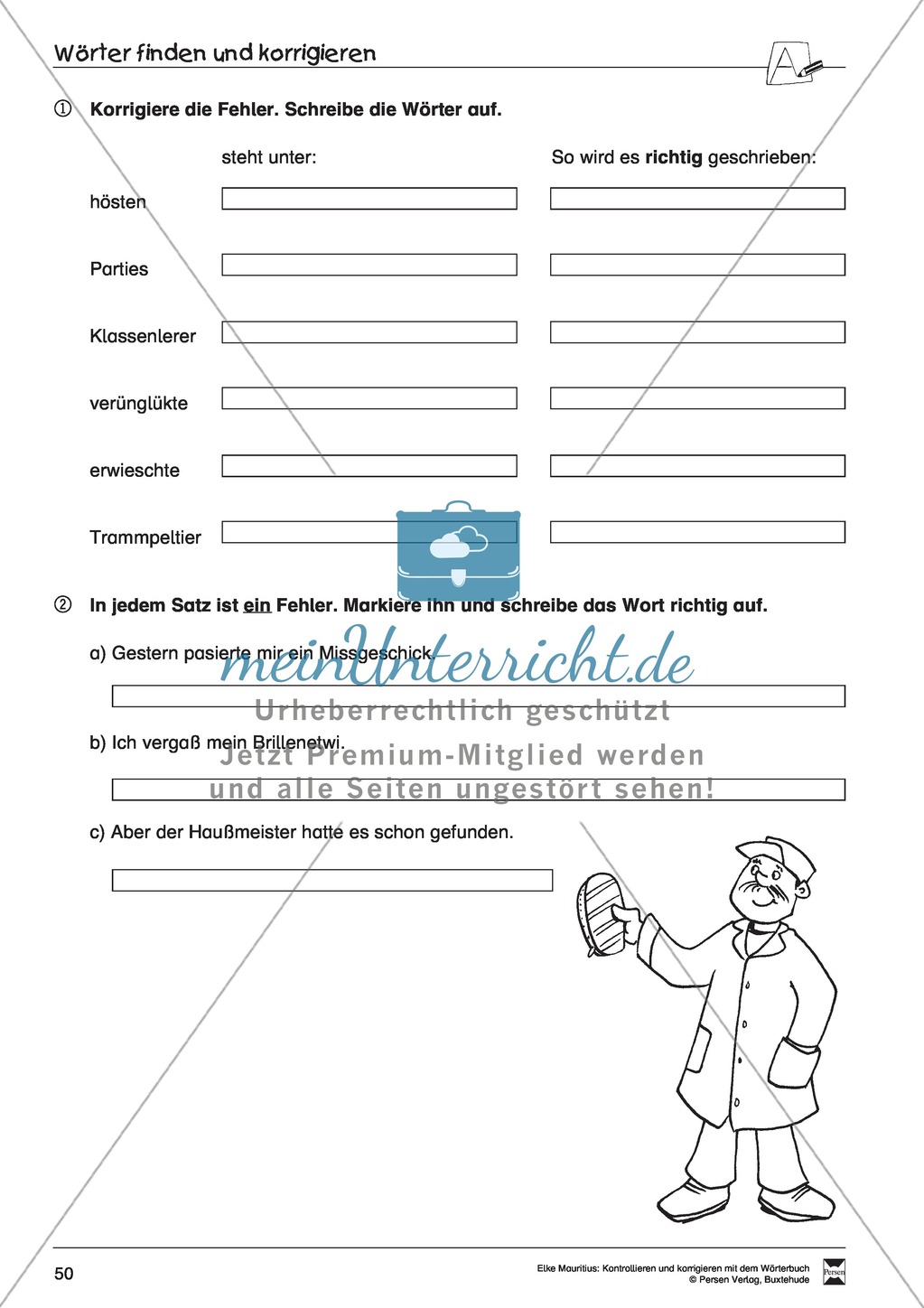 Arbeit mit dem Wörterbuch Preview 45