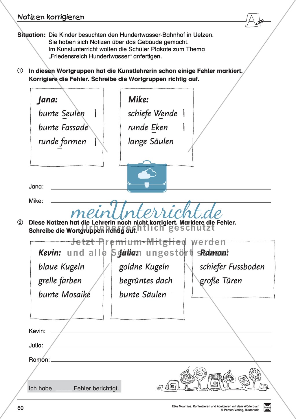 Arbeit mit dem Wörterbuch Preview 55