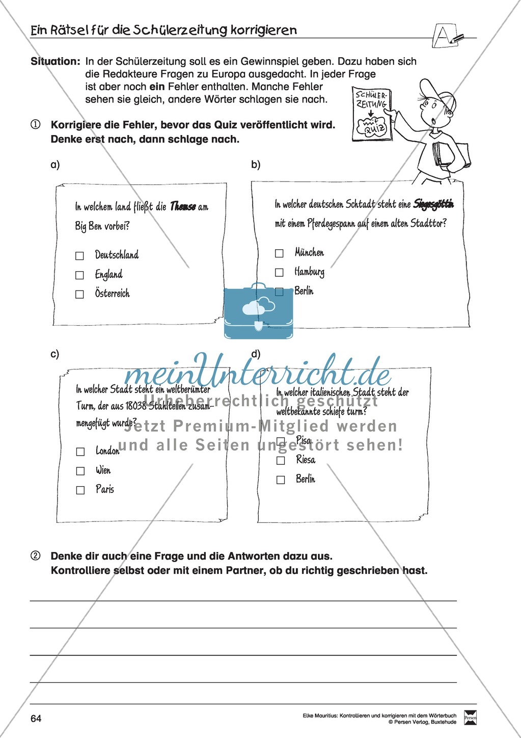 Arbeit mit dem Wörterbuch Preview 59