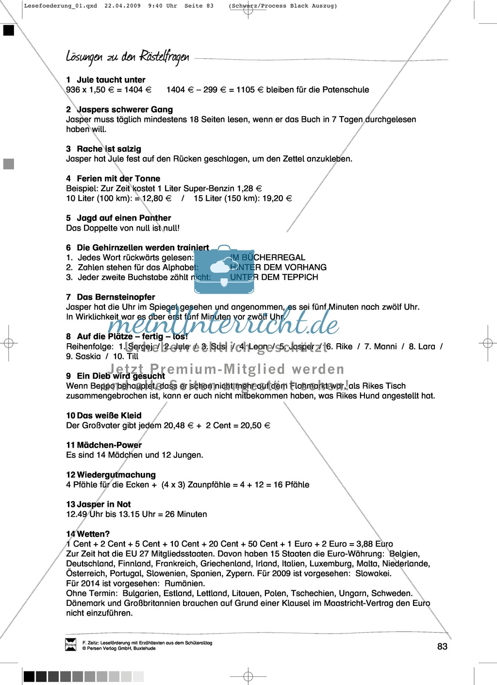 Kurzgeschichte "Das weiße Kleid": Text + Übungen + Lösungen Preview 6