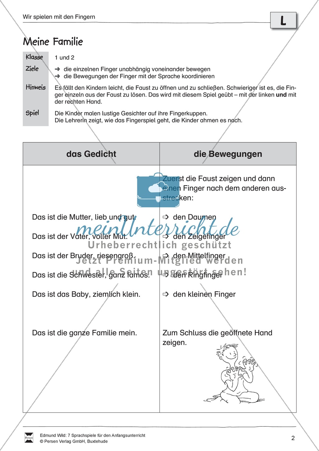Buchstaben und Fingerübungen: