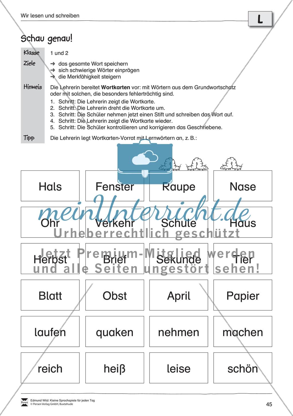 Sprachspiele - Wortspiele: