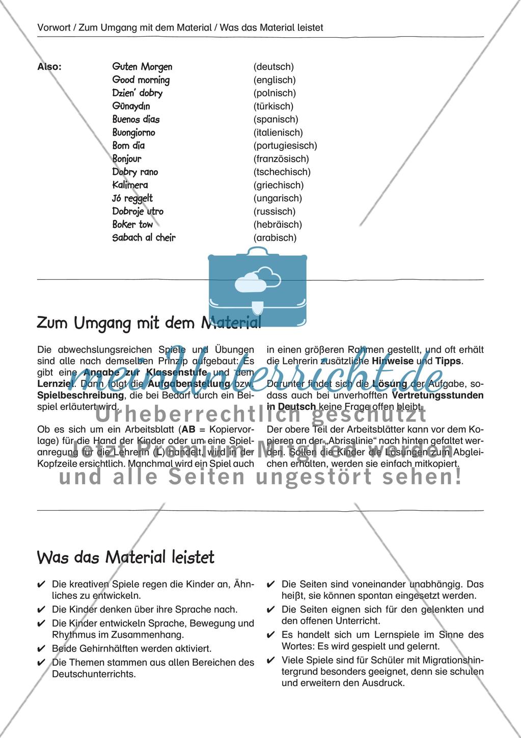 Sprachspiele - Wortspiele: