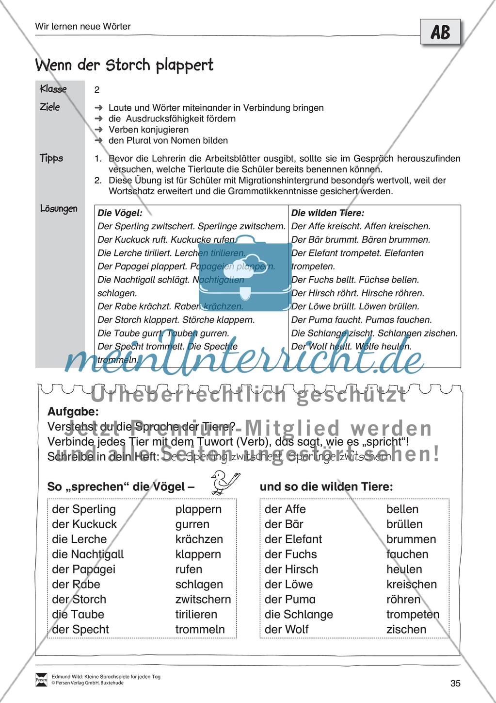 Sprachspiele - Wortspiele: