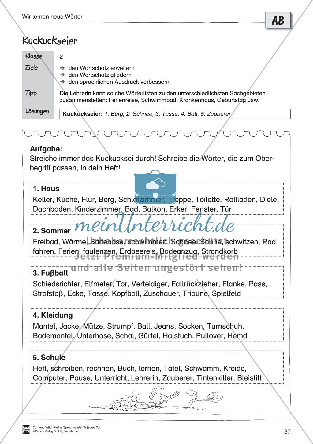 Sprachspiele - Wortspiele: