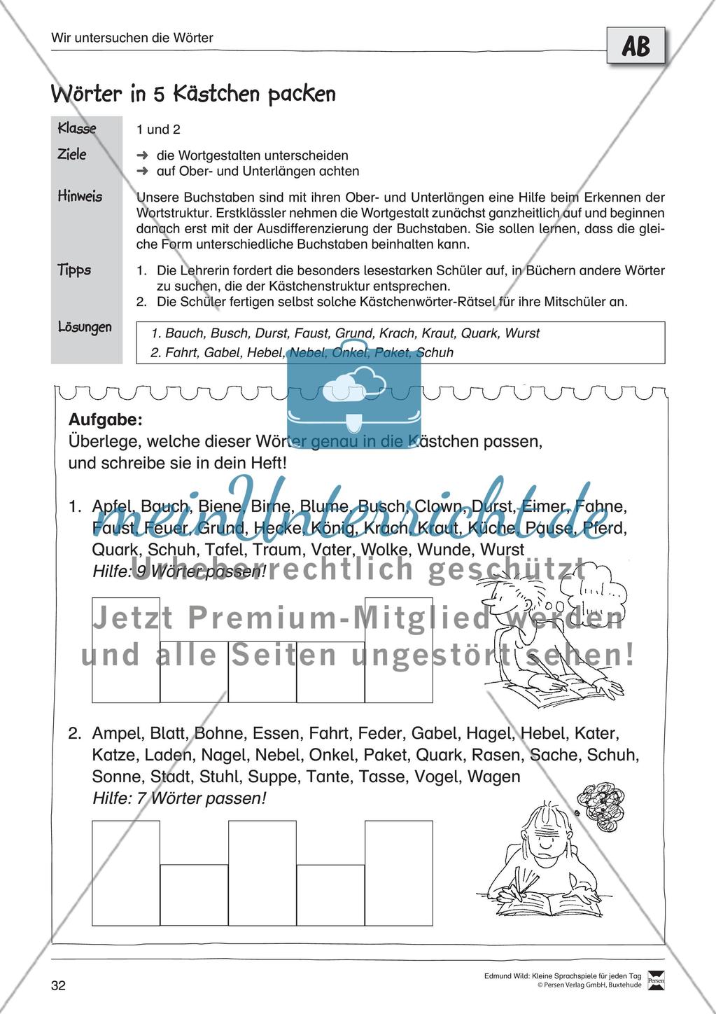 Sprachspiele - Wortspiele: