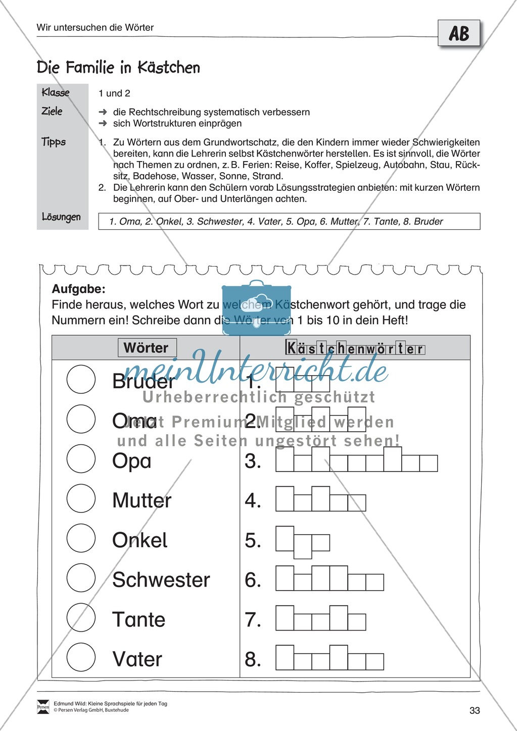 Sprachspiele - Wortspiele: