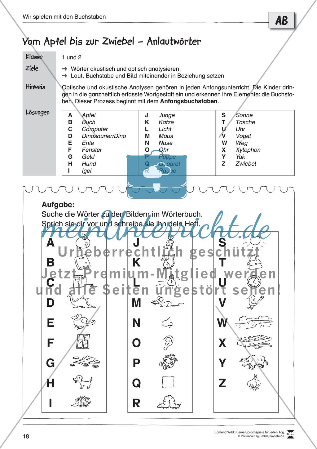 Sprachspiele - Wortspiele: