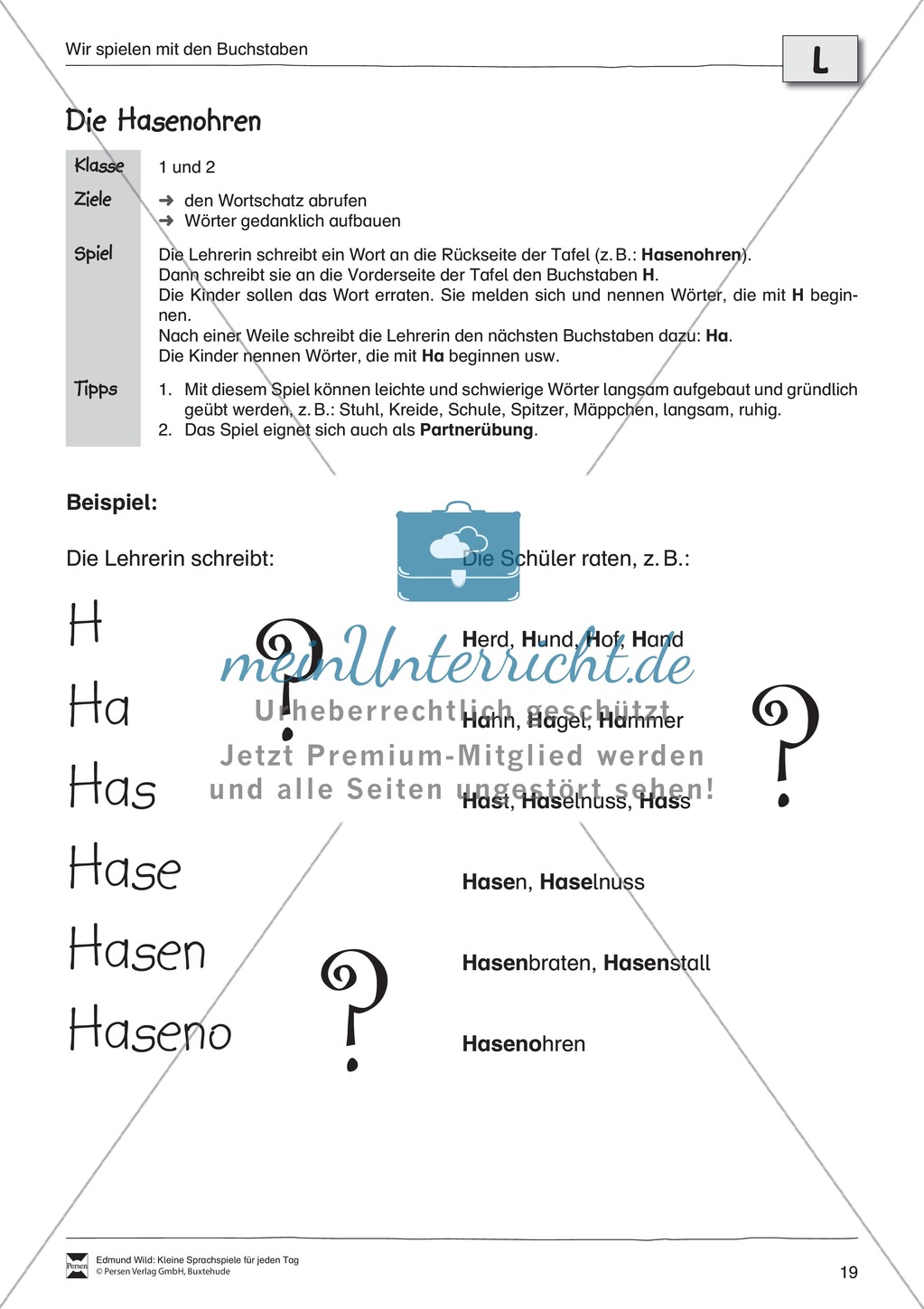 Sprachspiele - Wortspiele: "Buchstabenspiele" - Arbeitsblätter + Übungen Preview 4