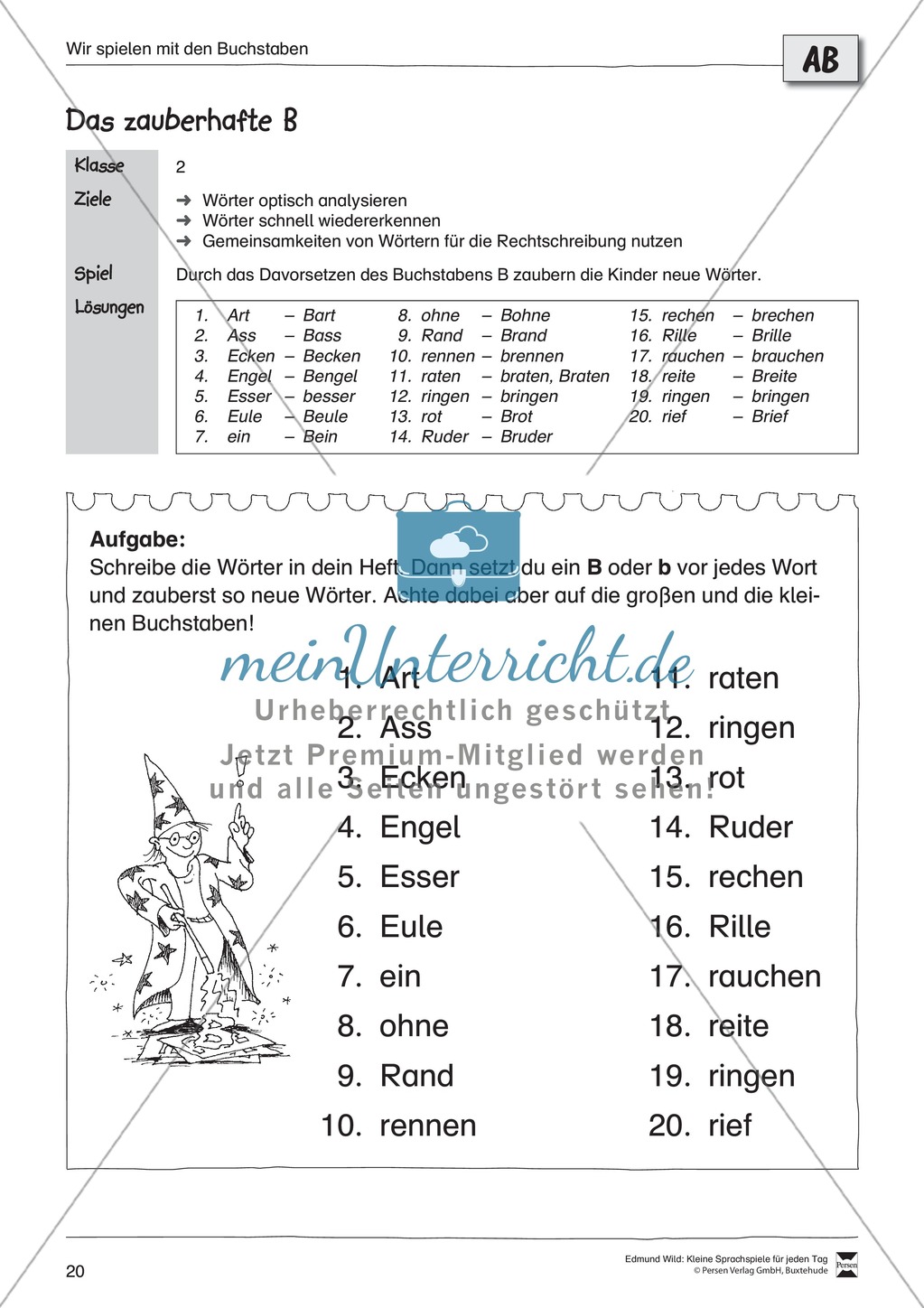 Sprachspiele - Wortspiele: "Buchstabenspiele" - Arbeitsblätter + Übungen Preview 5