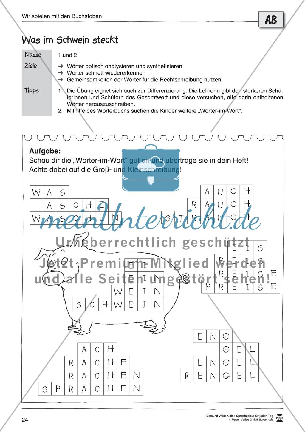 Sprachspiele - Wortspiele: