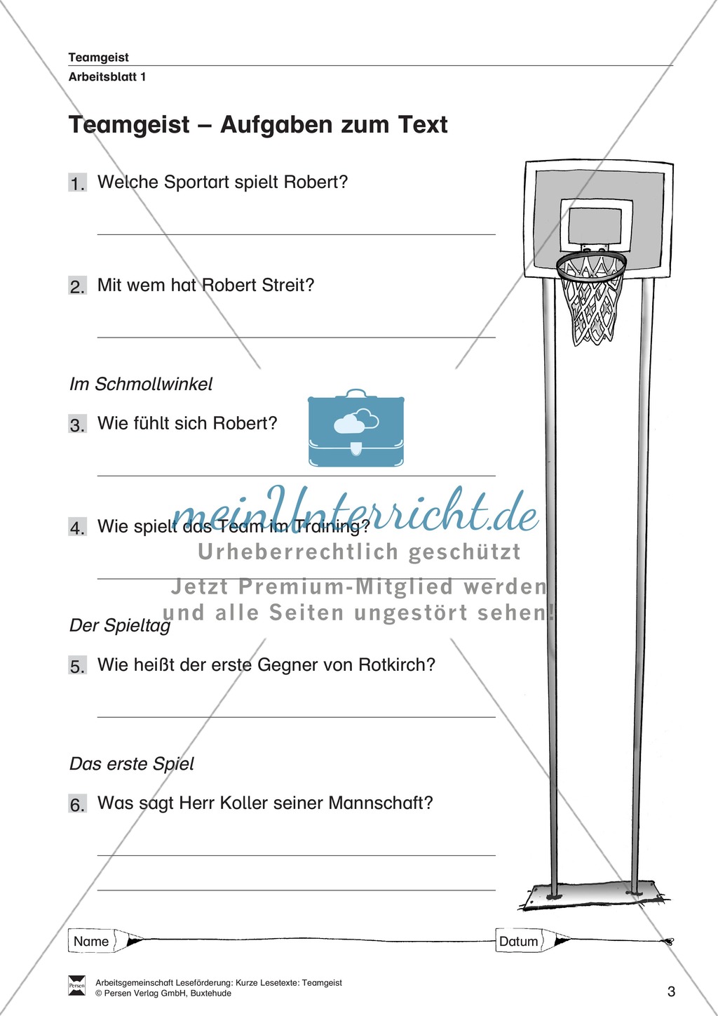 Kurze Lesetexte Lesegeschichte:
