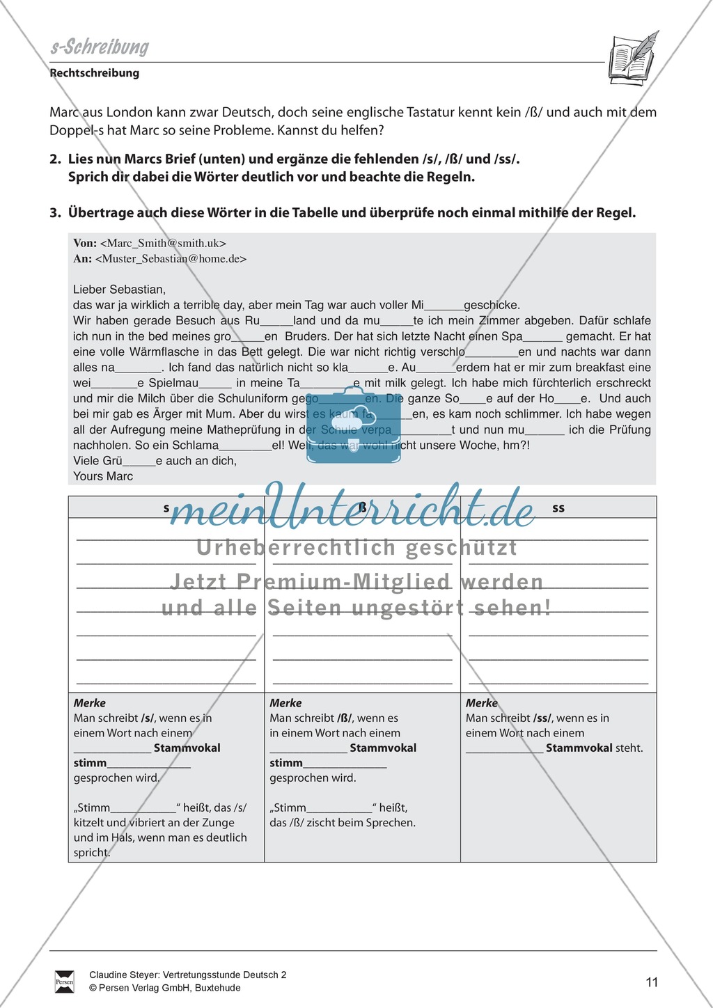Rechtschreibung: