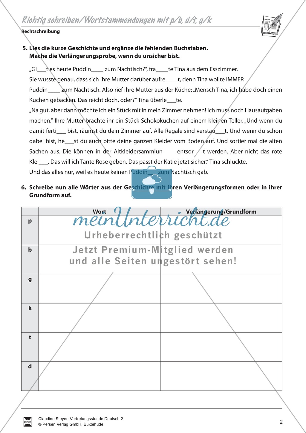 Rechtschreibung: