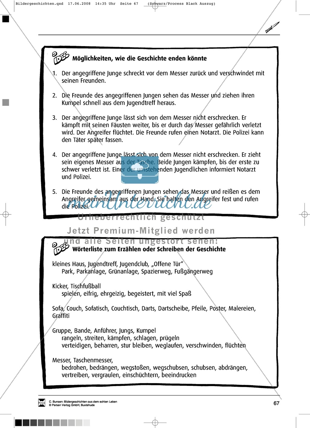 Materialsammlung Waffenbesitz: Bilder, Arbeitsblätter und Schmuckblatt Preview 2