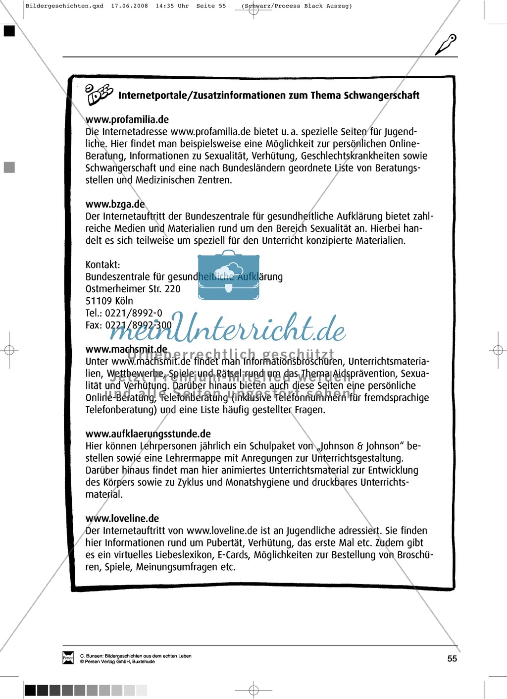 Materialsammlung Teenager-Schwangerschaft: Bilder, Arbeitsblätter und Schmuckblatt Preview 10