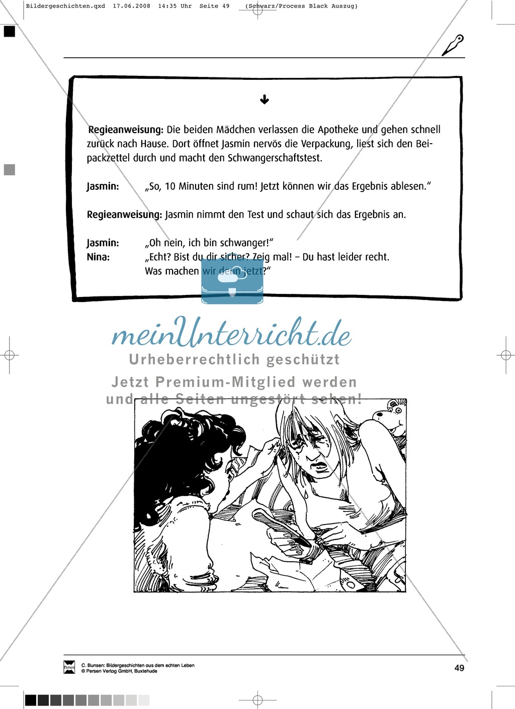 Materialsammlung Teenager-Schwangerschaft: Bilder, Arbeitsblätter und Schmuckblatt Preview 4
