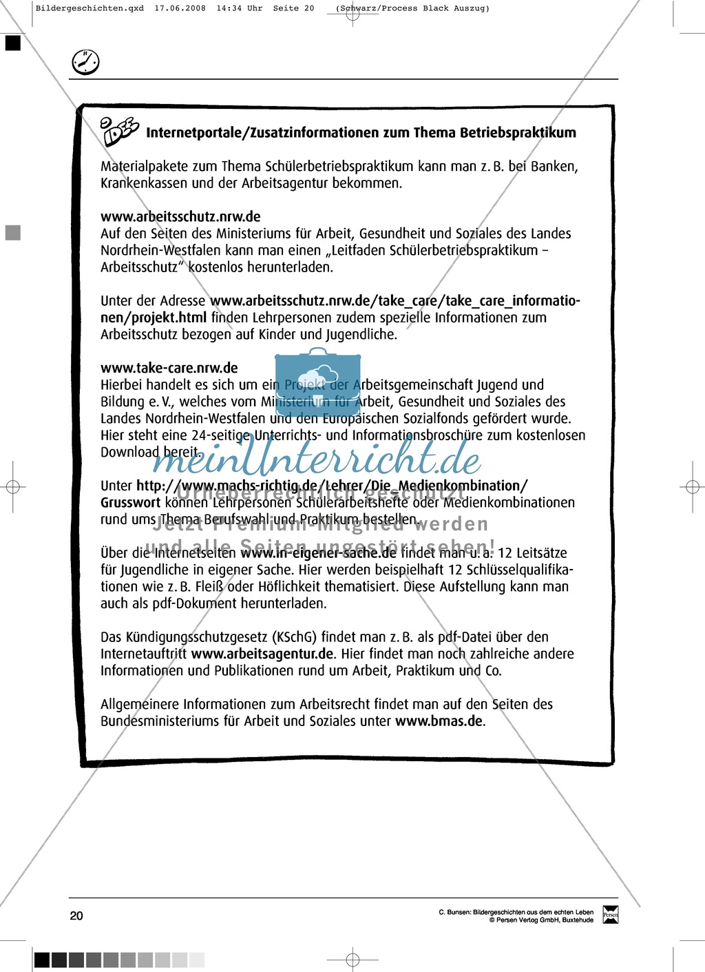 Materialsammlung Ärger mit dem Chef: Bilder, Arbeitsblätter und Schmuckblatt Preview 9