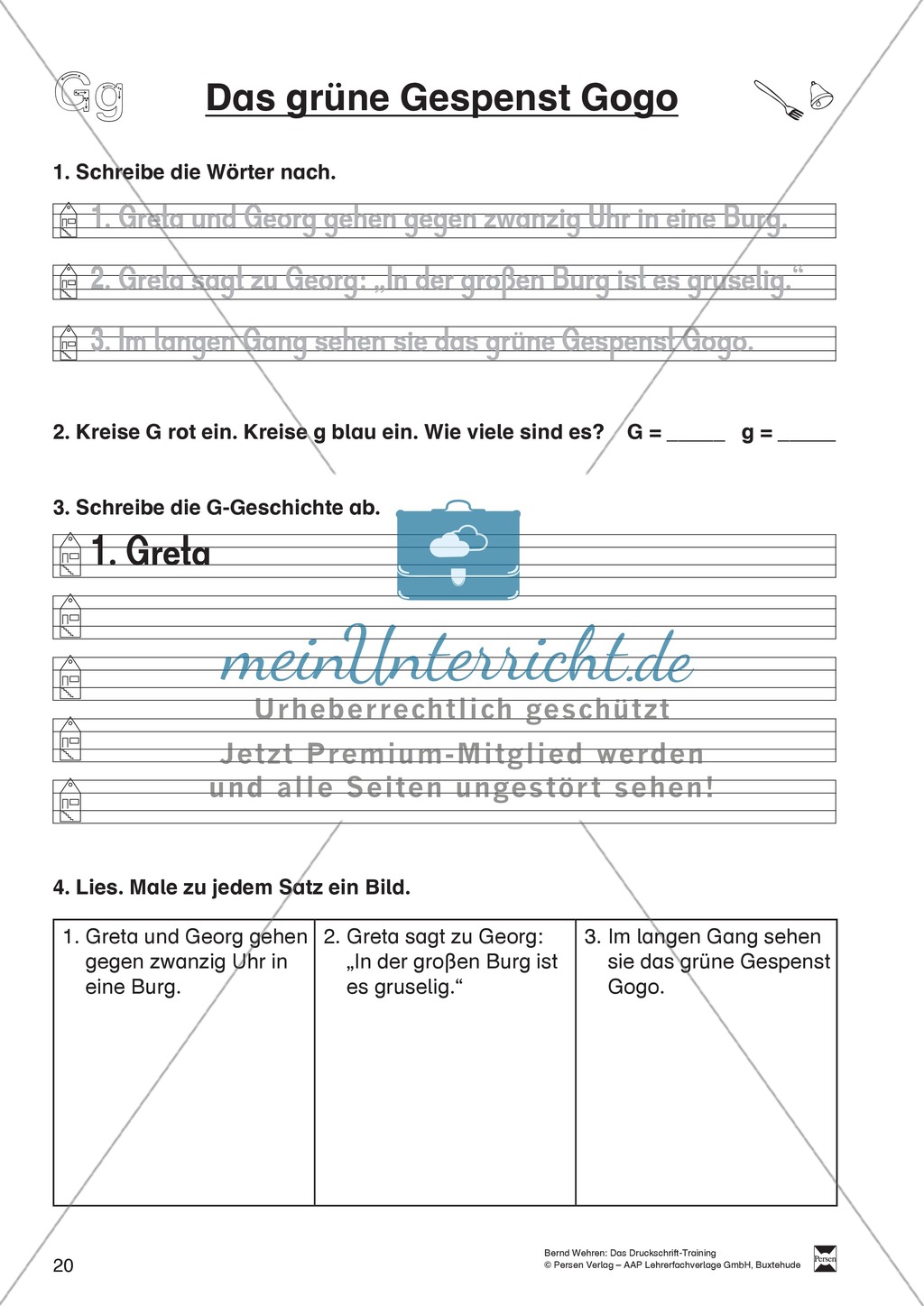 Schöner schreiben: "Druckschrift Training" Arbeitsblätter + Aufgaben + Übung Preview 13