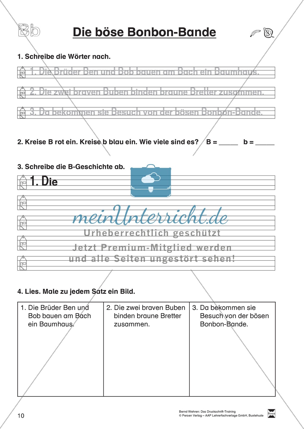 Schöner schreiben: "Druckschrift Training" Arbeitsblätter + Aufgaben + Übung Preview 3