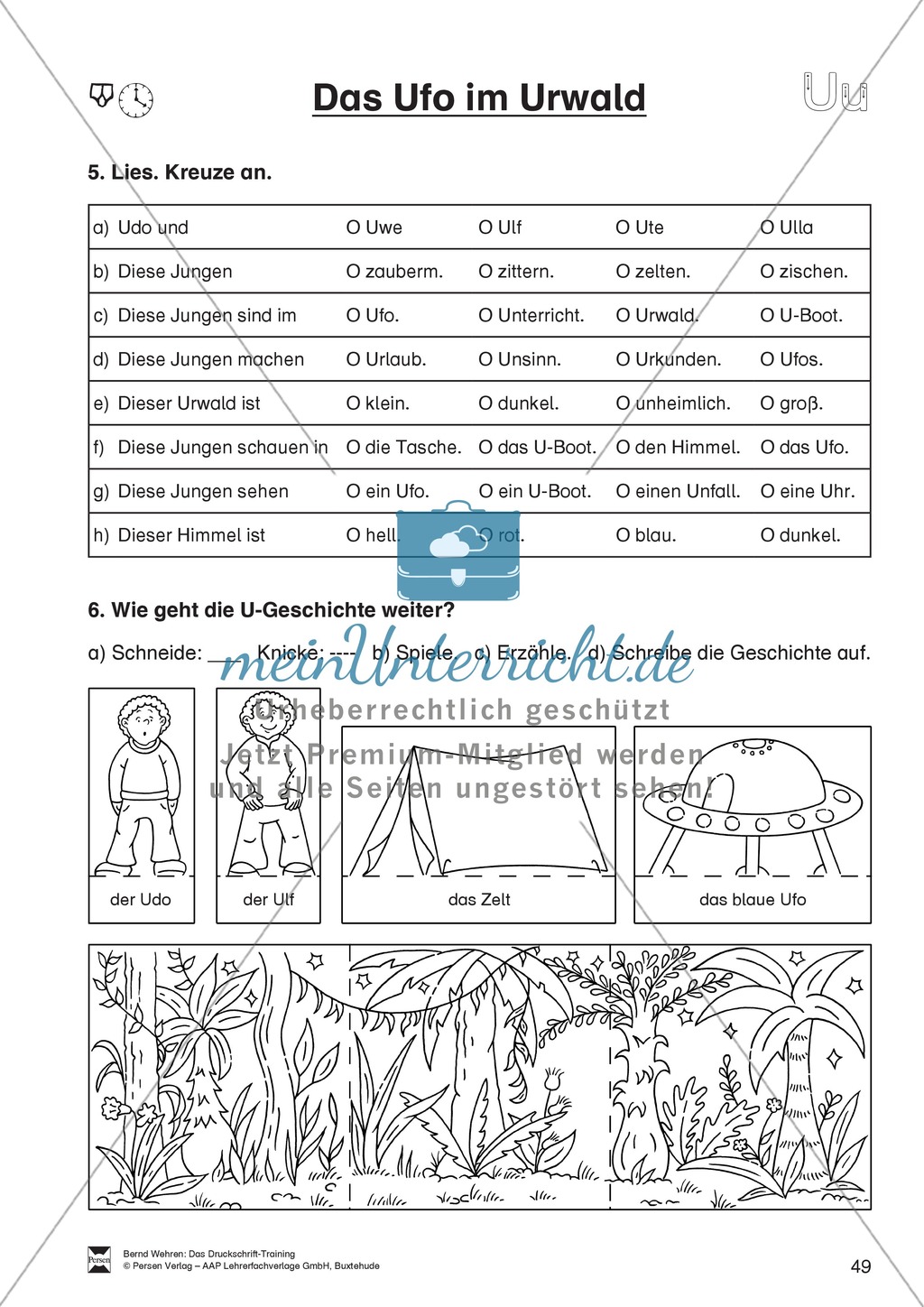 Schöner schreiben: "Druckschrift Training" Arbeitsblätter + Aufgaben + Übung Preview 42