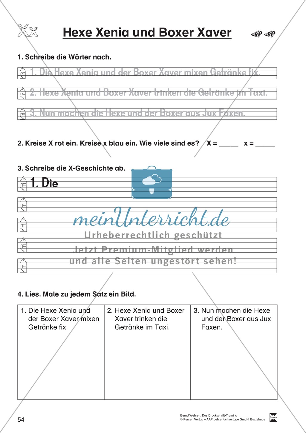 Schöner schreiben: "Druckschrift Training" Arbeitsblätter + Aufgaben + Übung Preview 47