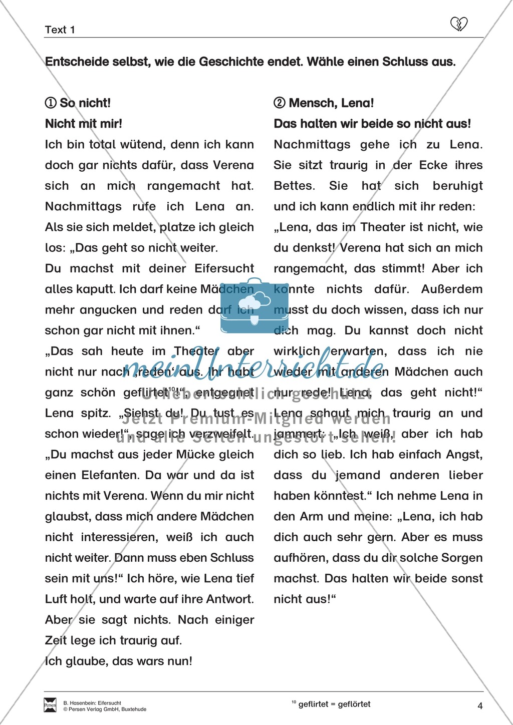 Lesetext 1: Thema