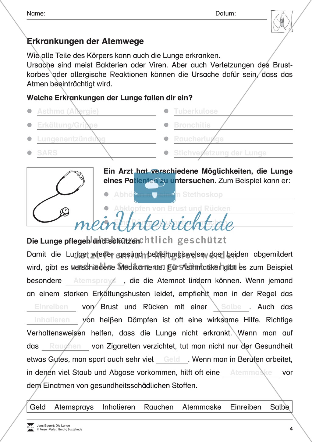 Erkrankungen der Atemwege Preview 1