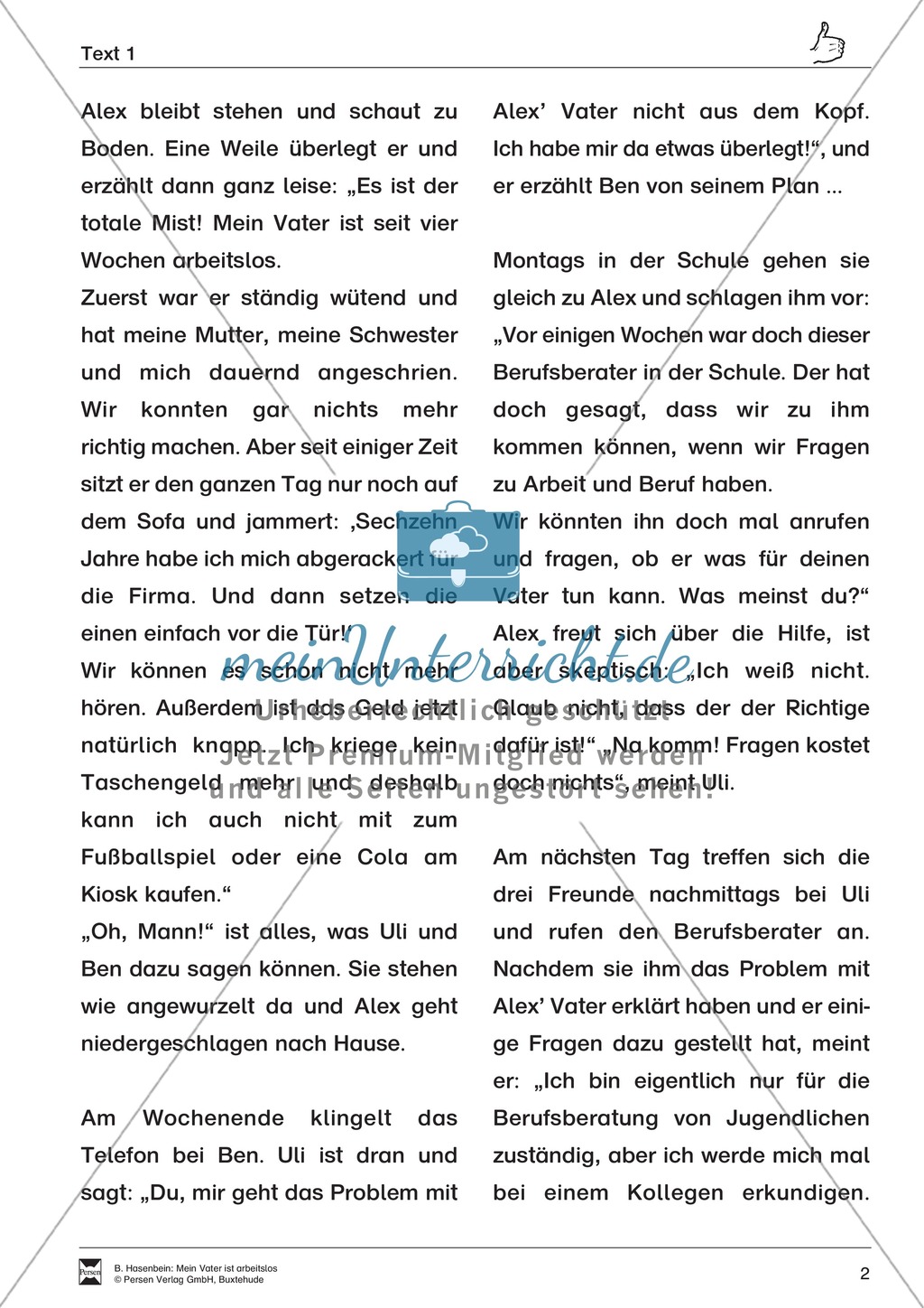 Lesetexte Lesegeschichten: