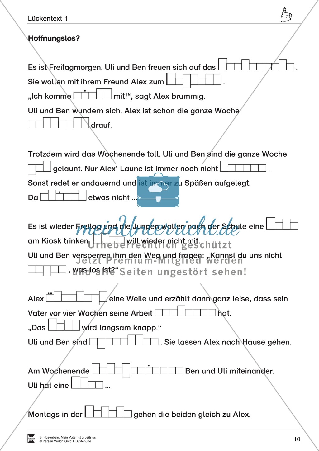 Lesetexte Lesegeschichten: