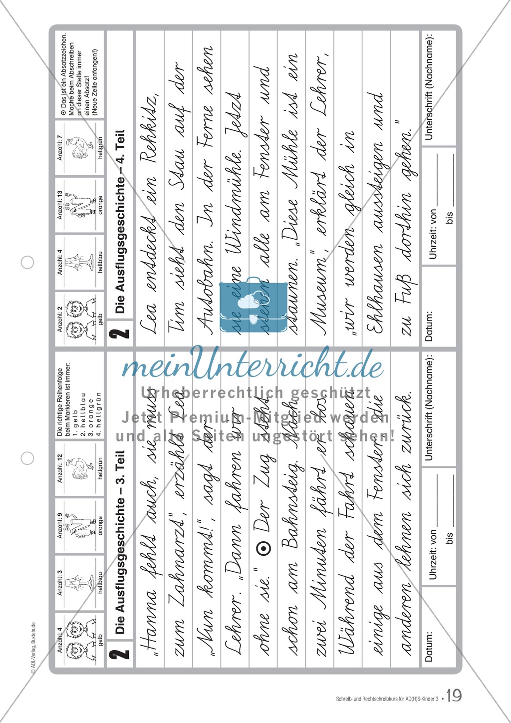 Die Sportgeschichte: Text und Bearbeitungsbogen Preview 2