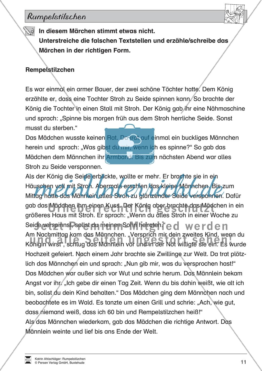 Märchen im Unterricht: