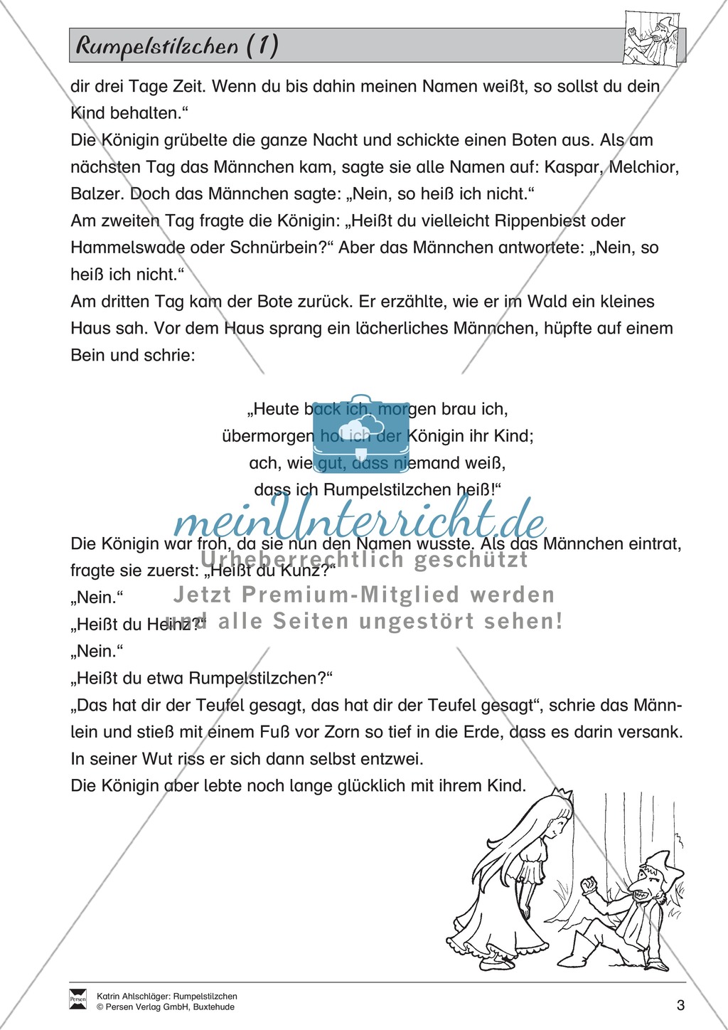Märchen im Unterricht: