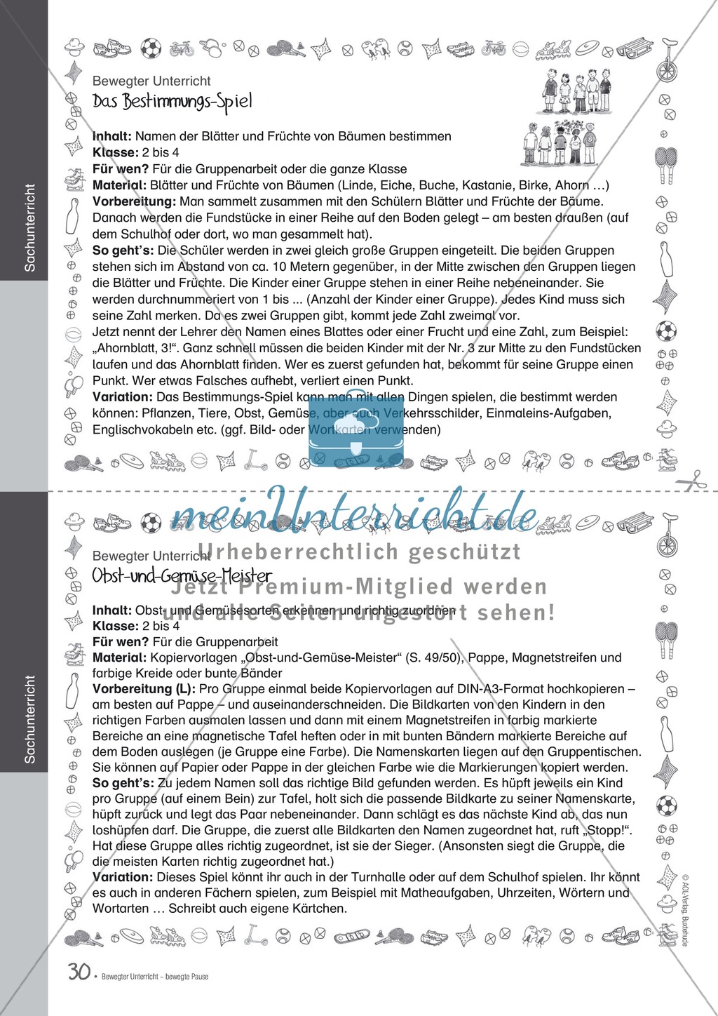 Übungen und Spiele für eine bewegte Grundschule: Material komplett Preview 26