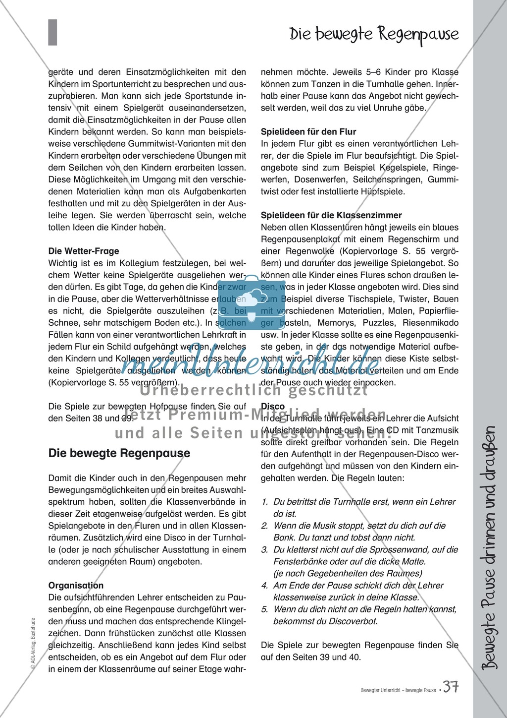 Übungen und Spiele für eine bewegte Grundschule: Material komplett Preview 33