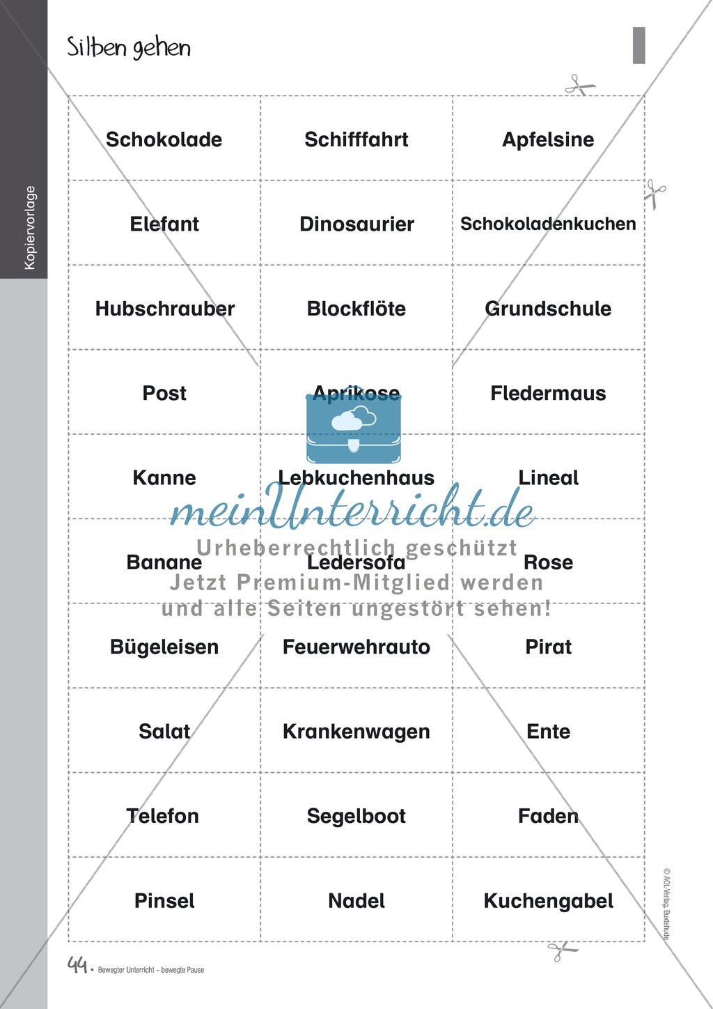 Übungen und Spiele für eine bewegte Grundschule: Material komplett Preview 40