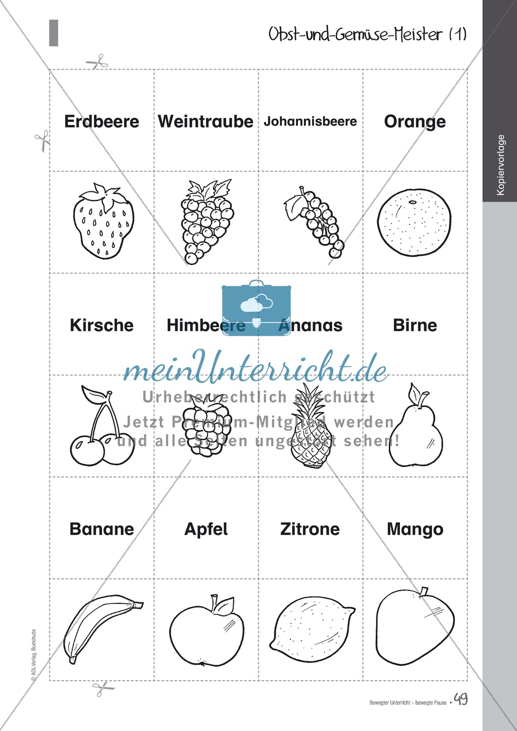 Übungen und Spiele für eine bewegte Grundschule: Material komplett Preview 45