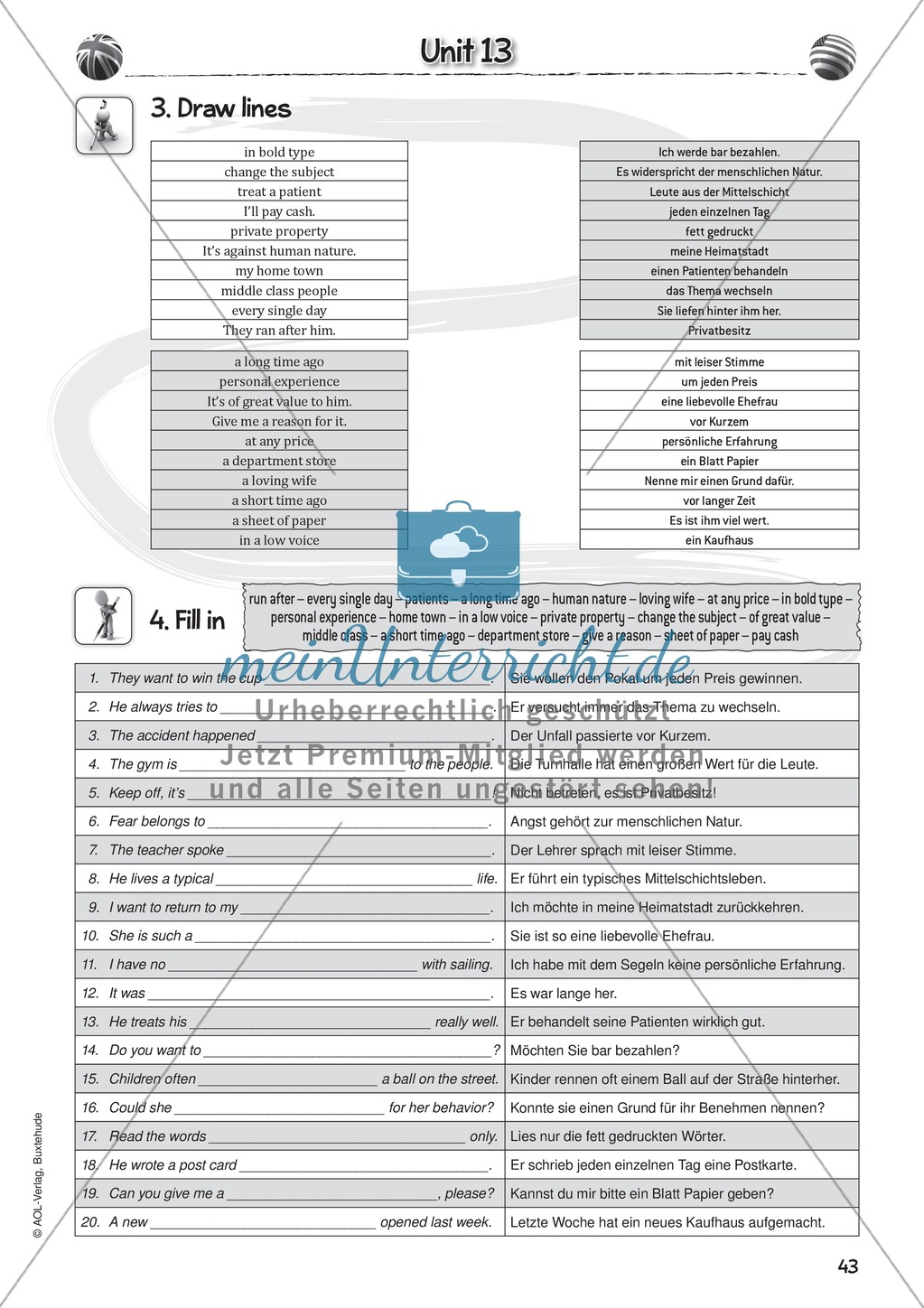 Die Top 500 der englischen Vokabeln: Übungen + Lösungen Preview 38