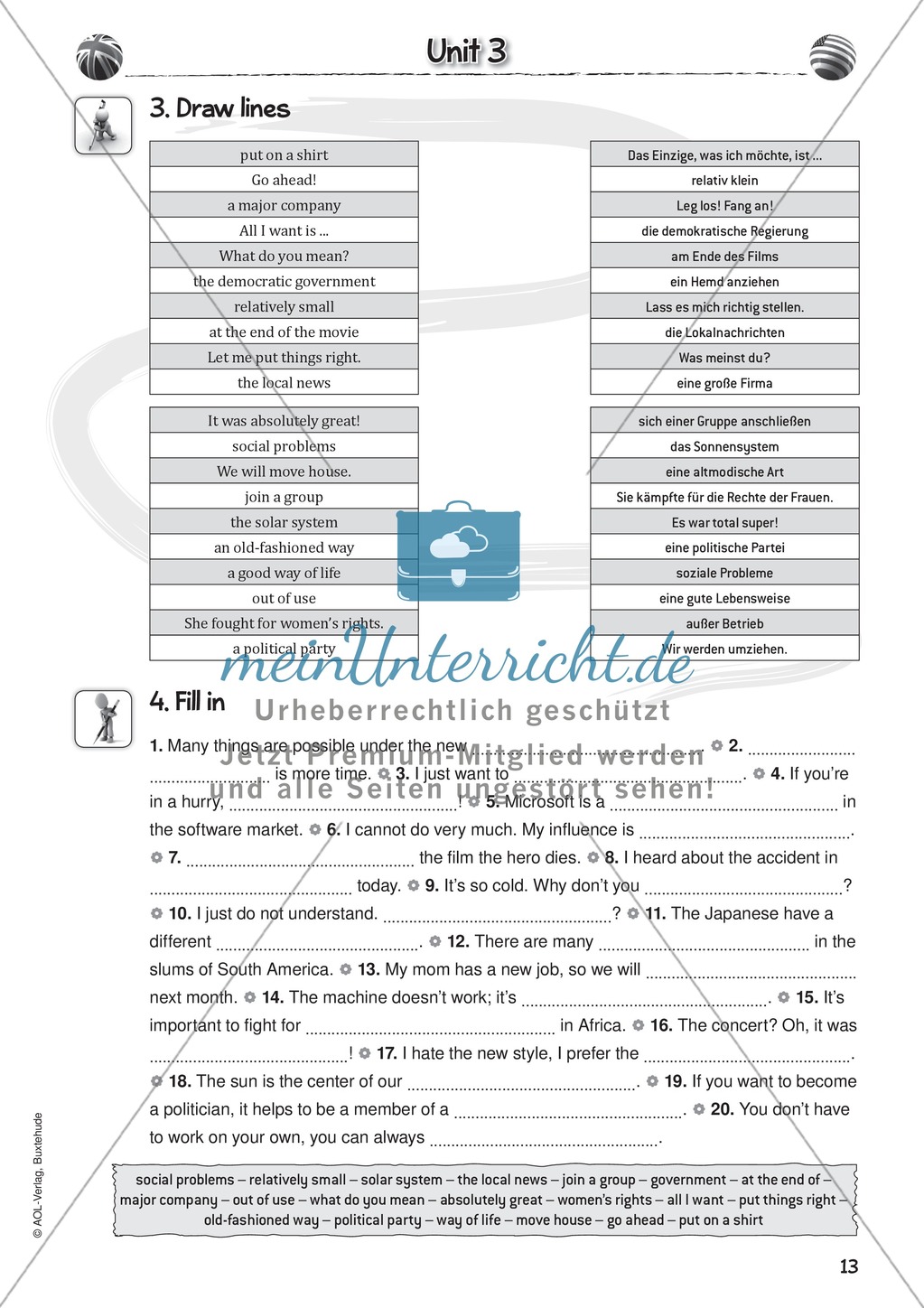 Die Top 500 der englischen Vokabeln: Übungen + Lösungen Preview 8