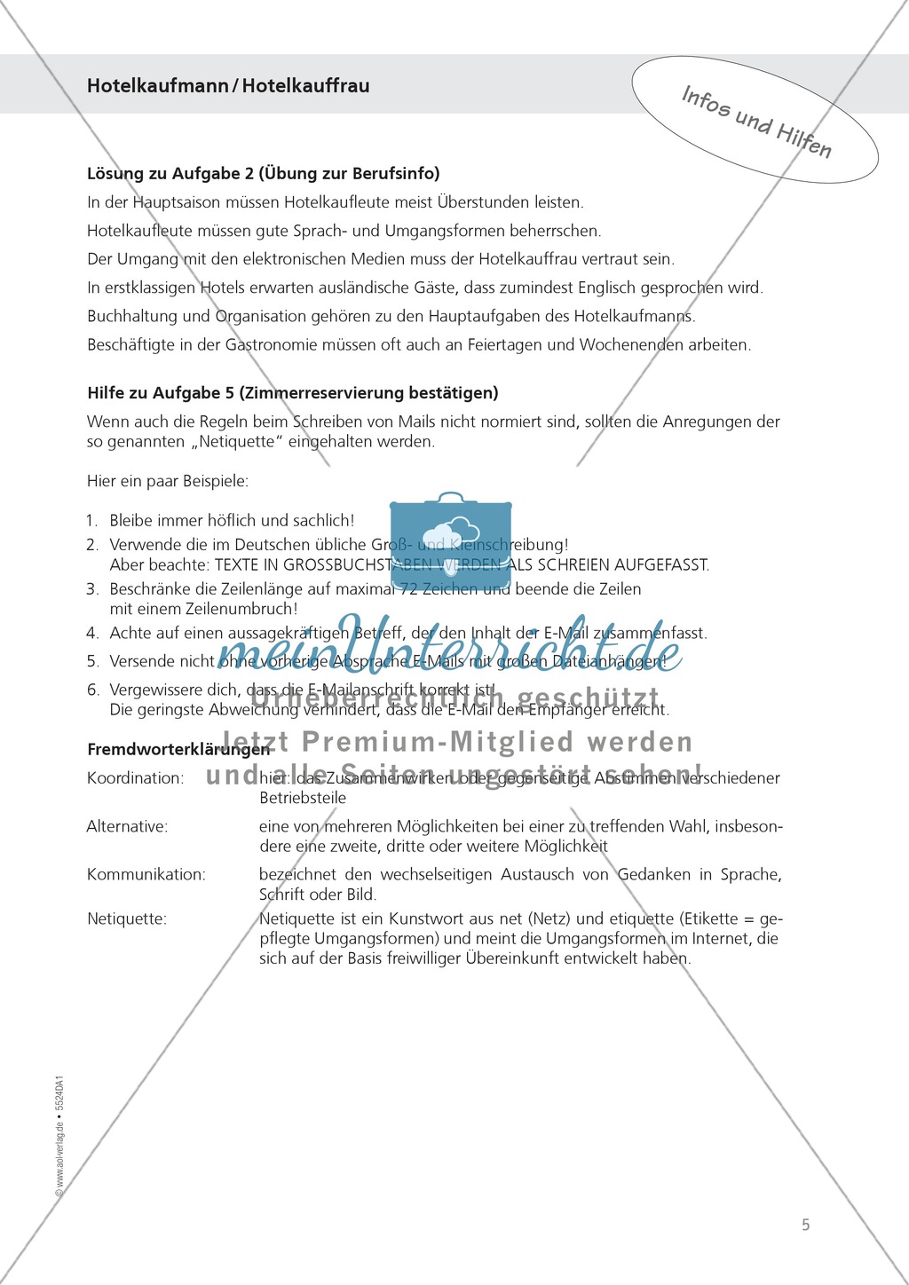 Berufe kennenlernen arbeitsblätter